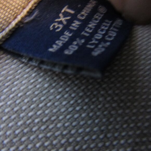 Tommy Bahama Button Up Shirt Long Sleeve Mens 3XL Tall Beige Tan Tencel - Picture 3 of 7